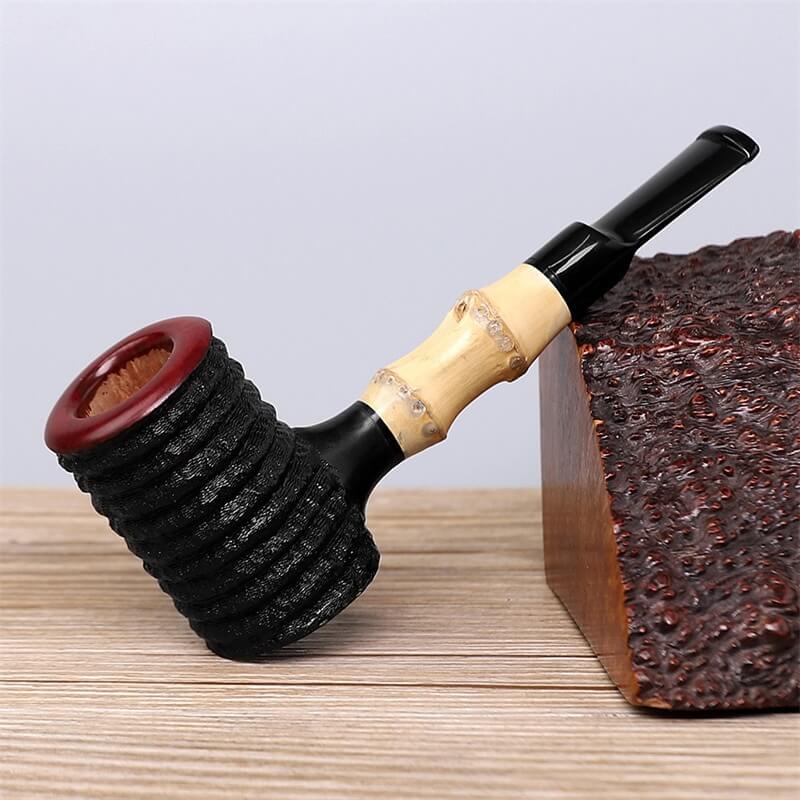 Carved Hammer Shape Smoking Pipe