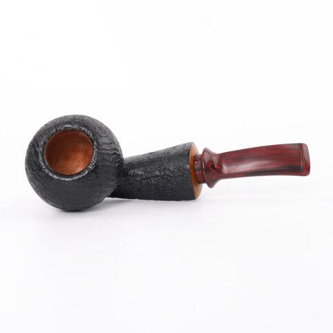 Bent Oval Shank Pipa de Tabaco Tomate Briar