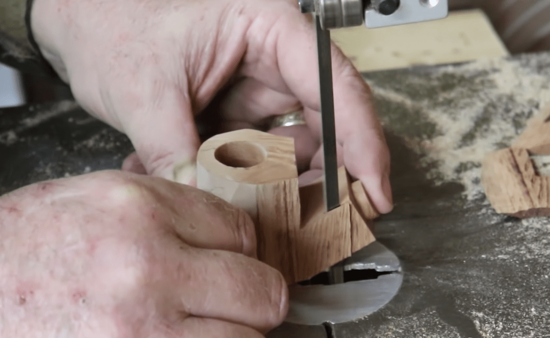 Shaping of a Wooden Pipe