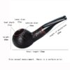 Classical Briar Wooden Smoking Pipe