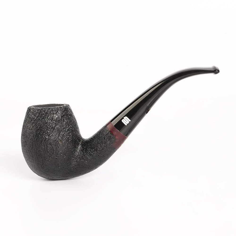 Handmade Straight Stem Deep Sandblasted Pipe - MUXIANG Pipe Shop