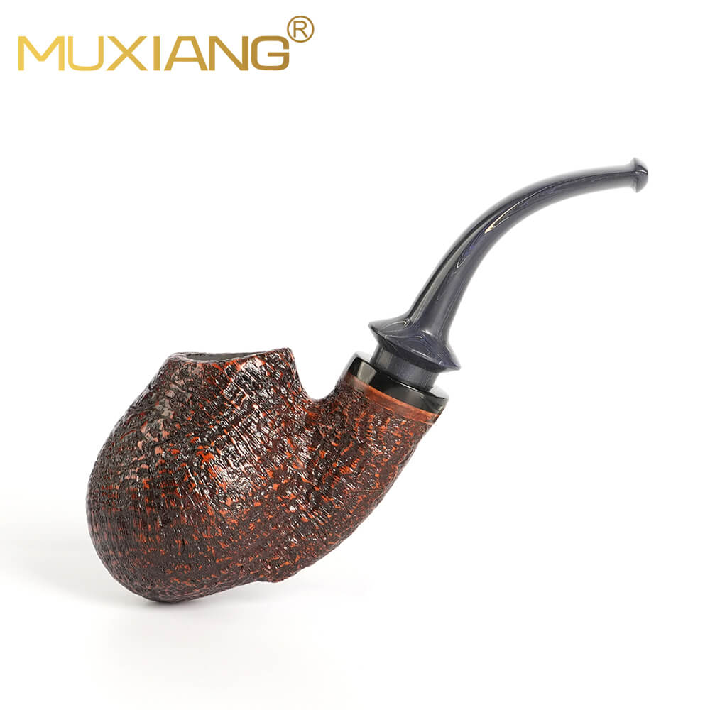 Sandblasted Egg Shape Pipe