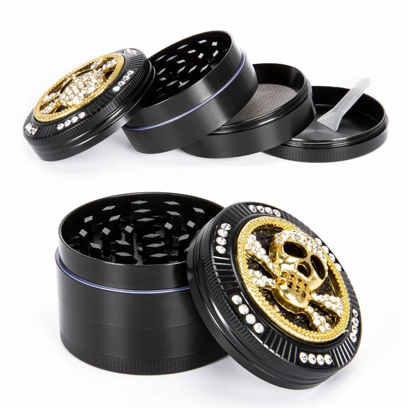 50mm Metal Spice Herb Grinder - MUXIANG Pipe Shop