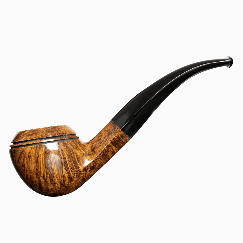 Bent Bulldog Shape Tobacco Pipe