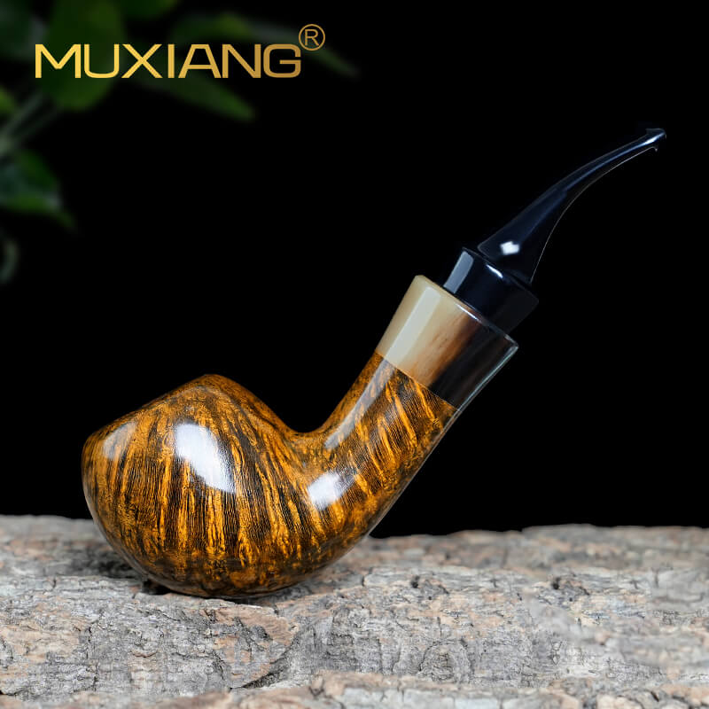 ·ξ Smoker Briar Pipes Wooden Tobacco Pipes Real Handmade With Free Smoking  Tools Fit 9mm