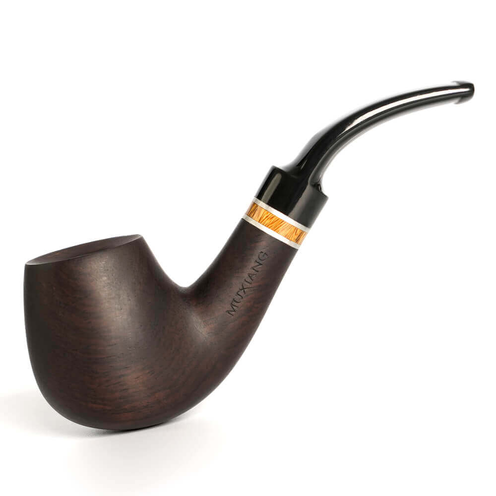 Sherlock Holmes Style Ebony Pipe