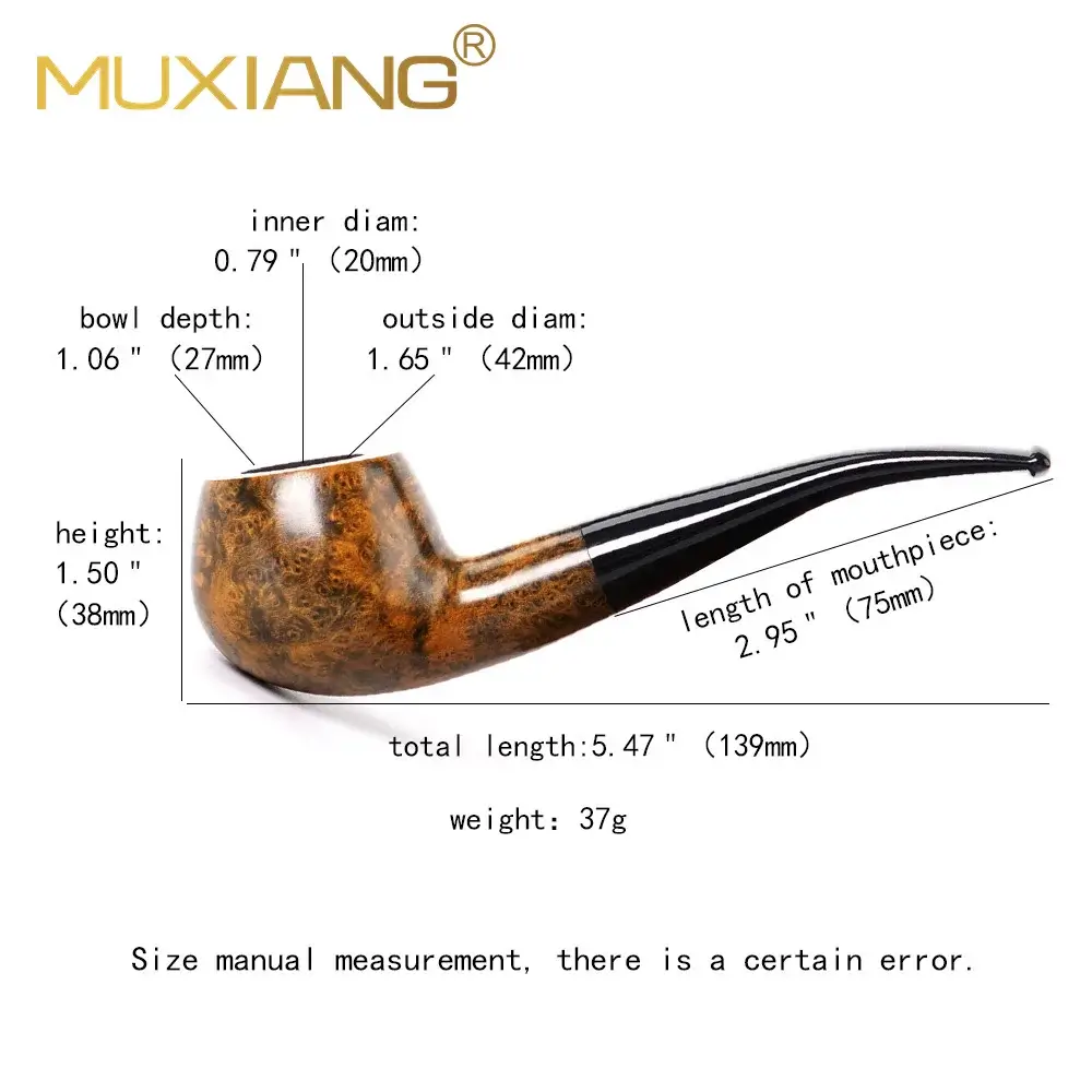 Tobacco Metal Gandalf Pipe - MUXIANG Pipe Shop