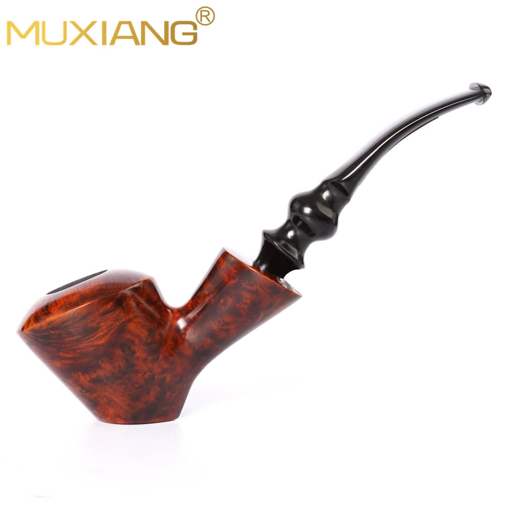 Handcrafted Large Chamber Briar Pipe