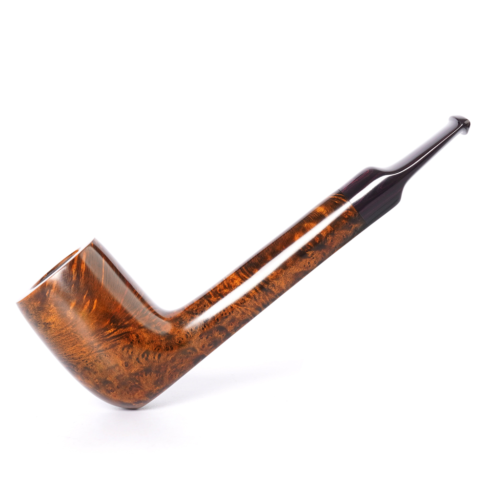 Pipa de tabaco de madera de brezo de estilo danés de tallo recto