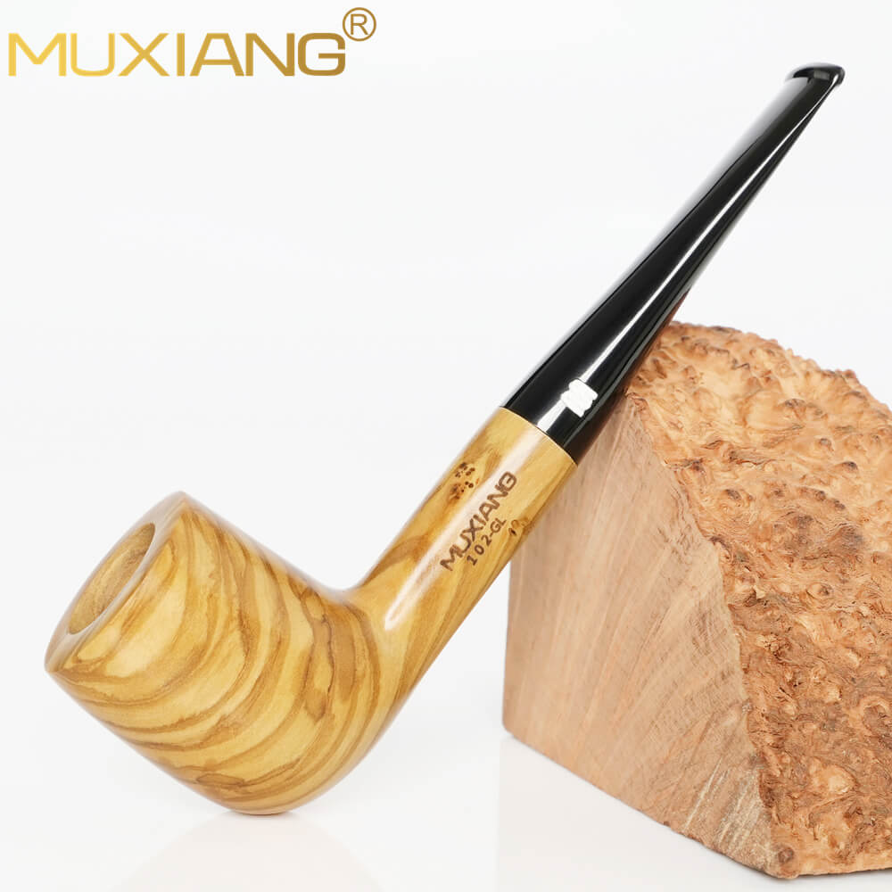 Olive Wood Billiard Pipe