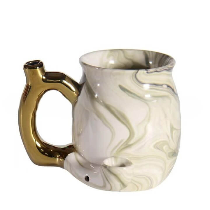 Wholesale Of Wake And Bake Mug With Personalized Marble Texture