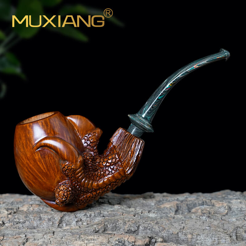 Handmade Briar Dragon Claw Pipe