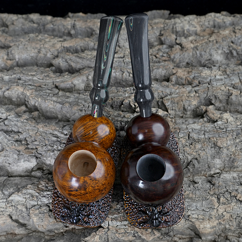 Handmade Custom Briar Gourd Shaped Pipe