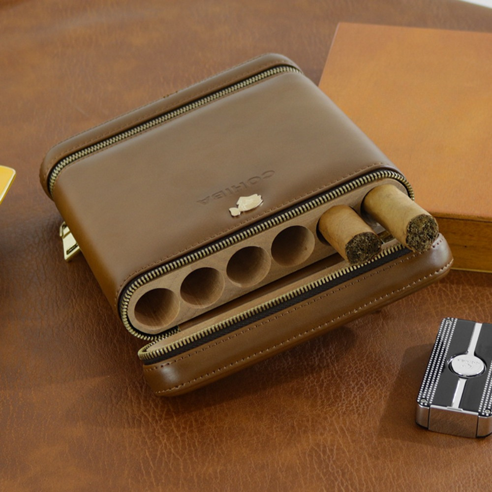 6 Slot Portable Travel Humidor