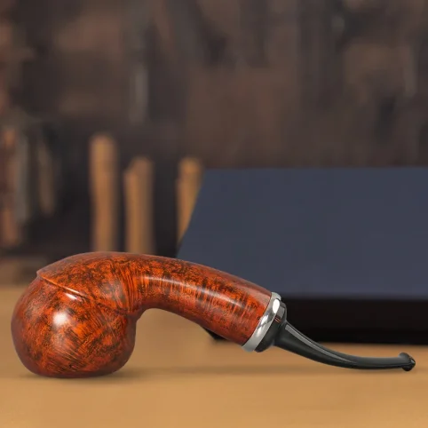 Hand-Carve Long Handle Acorn Pipe - Imagem 5