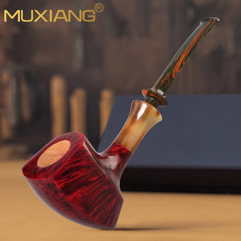 Handmade Briar Freestyle Shield Pipe