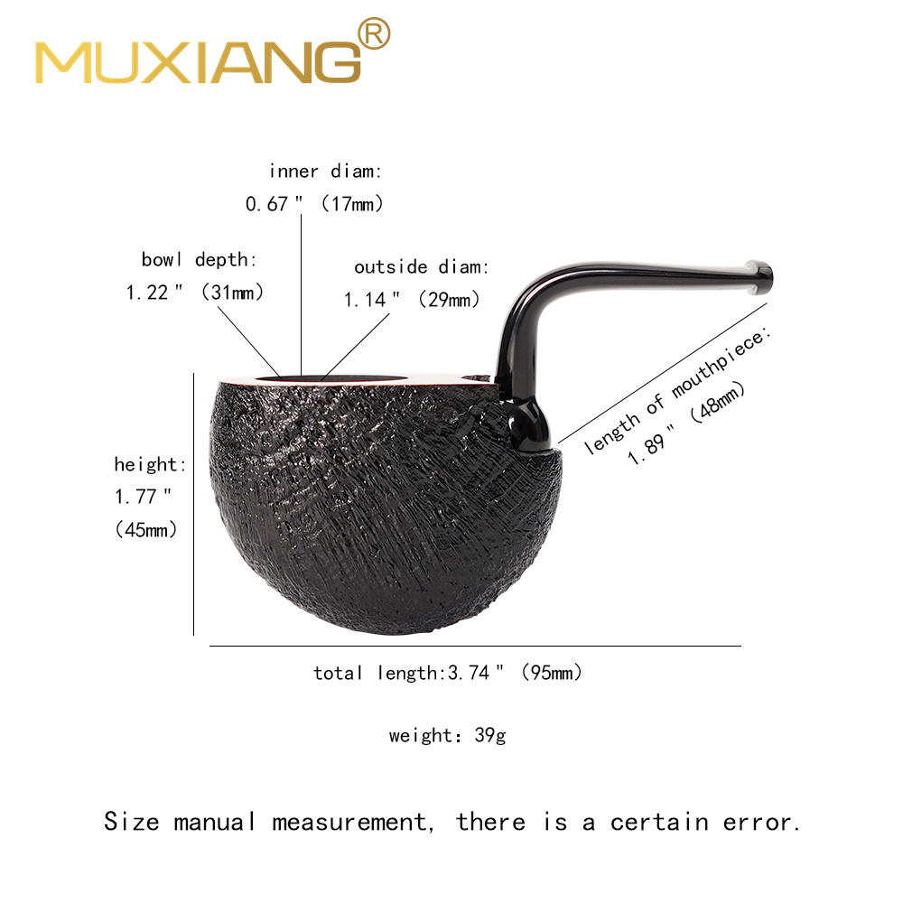 Black sandblasted