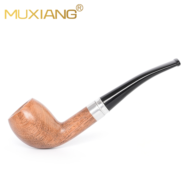 Rosewood Bend Stem Tobacco Pipe Set