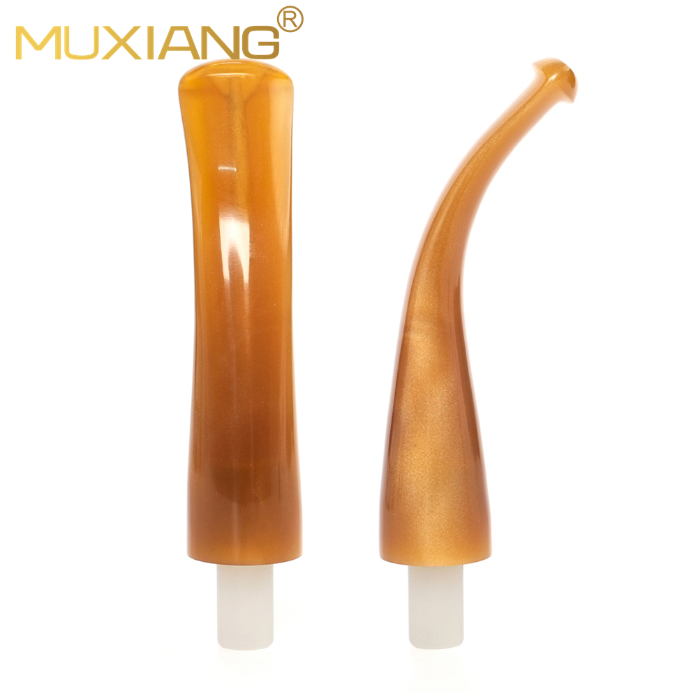 Colorful Acrylic Bent Curved Pipe Mouthpiece