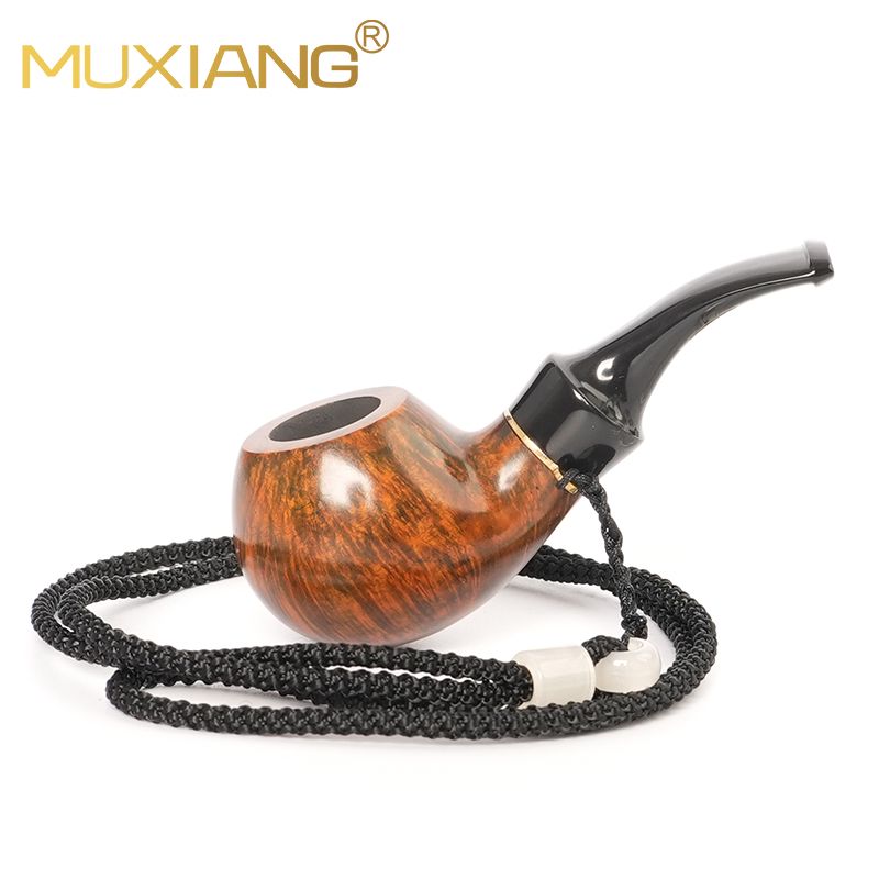 Briar wood Apple Mini Hanging Pipe