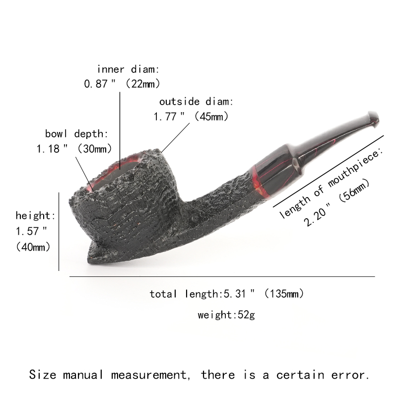 Black sandblasted