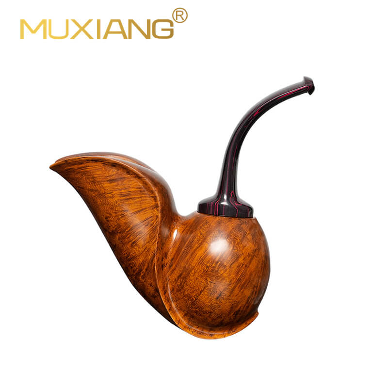 Handmade Briar Freestyle Carved Swan Pipe