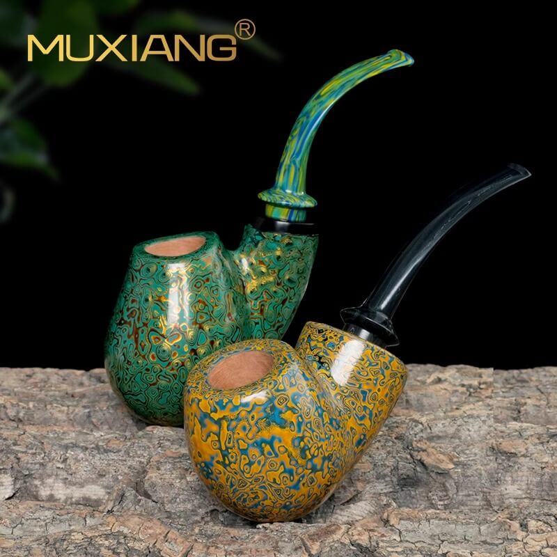 Hand carved pipe