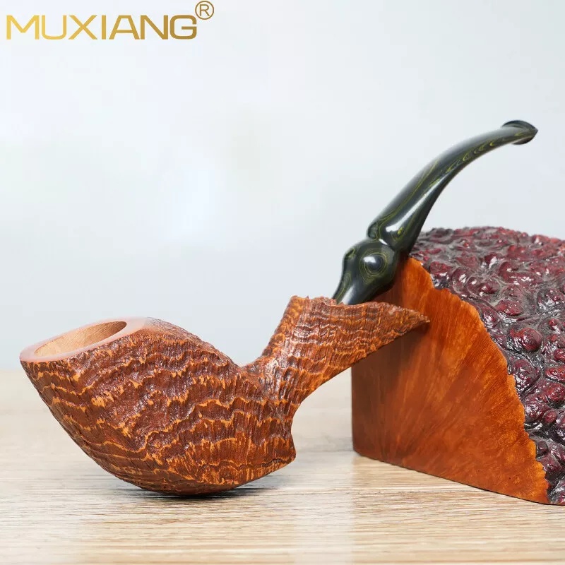 Cachimbo de tabaco Freestyle feito à mão em madeira de briar com jato de areia