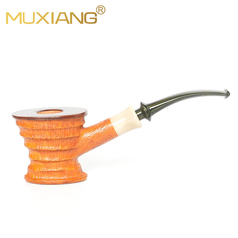 Hand-carved Freestyle Briar Pipe