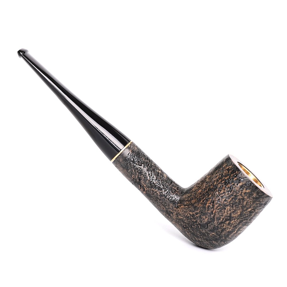Brown-sandblasted with copper pot
