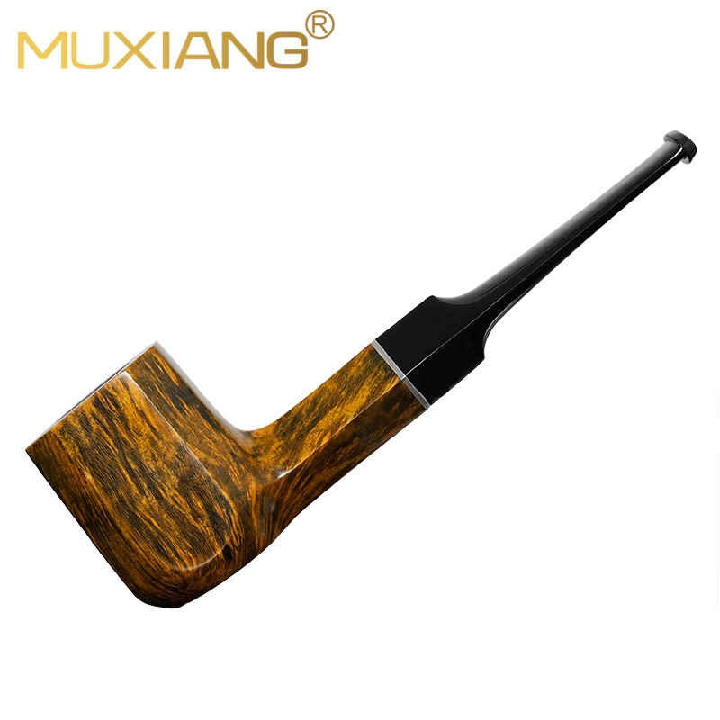 Straight Briar Polyhedron Panel Billiard Pipe