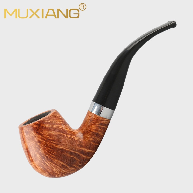 Classic Briar Bent Billiard Pipe