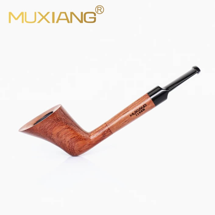 Cachimbo de tabaco de pau-rosa pequeno e reto MUXIANG