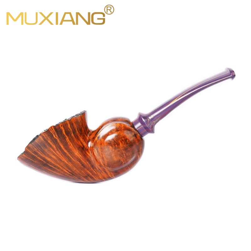 Handmade Briar Horn Pipe