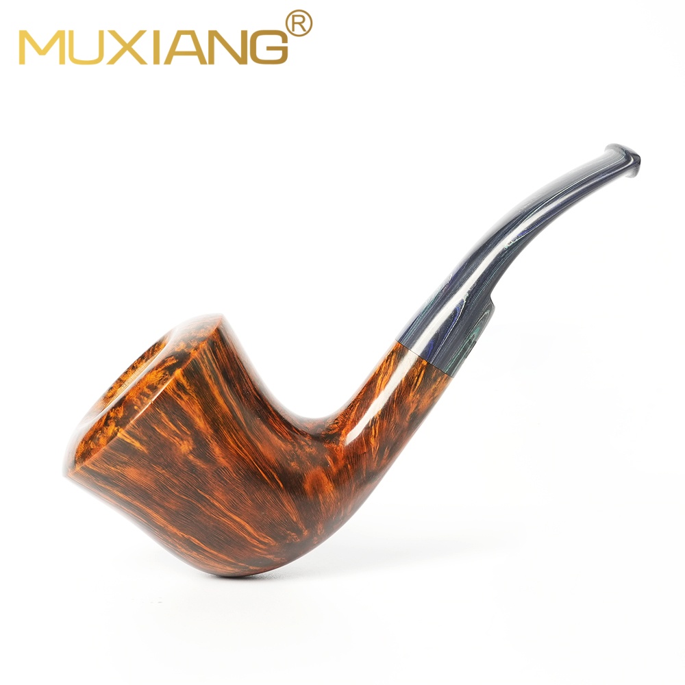Small Smooth Bent Handmade Briar Pipe