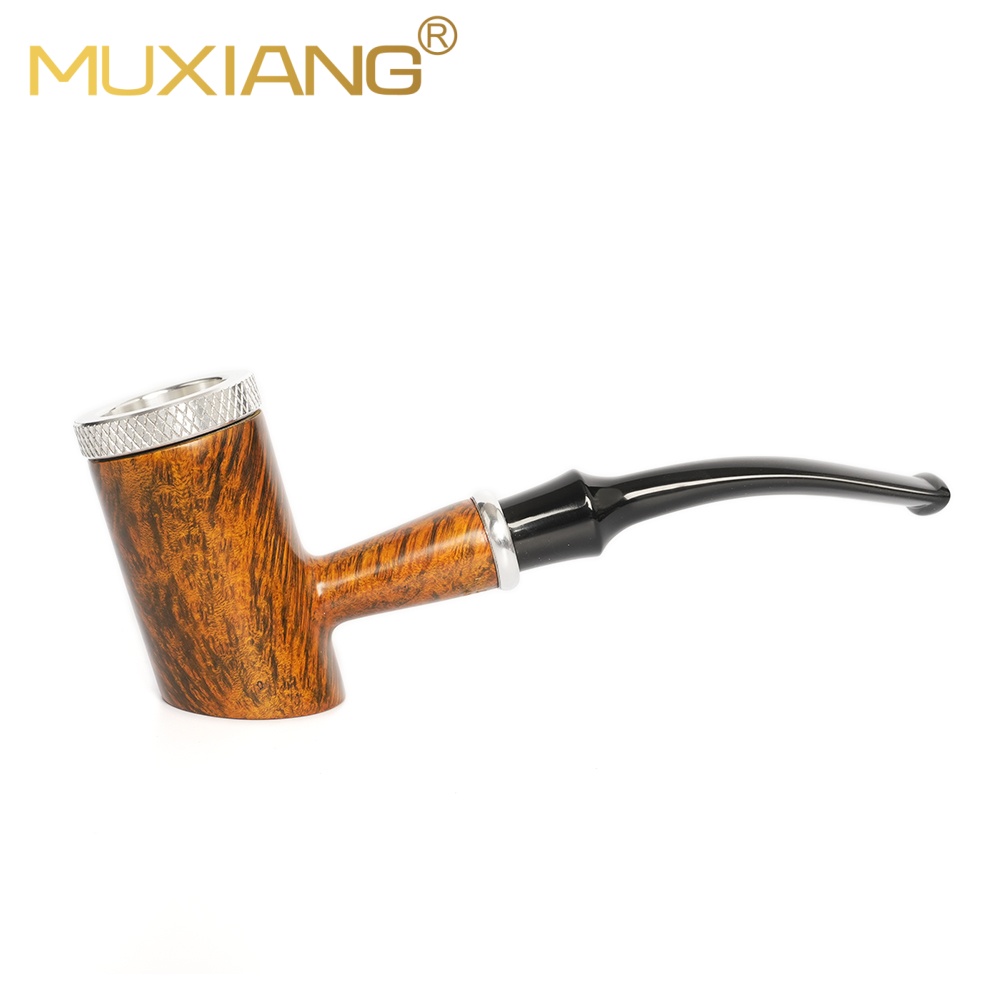 Handmade Briar Wood (9mm) Poker Cigar Pipe