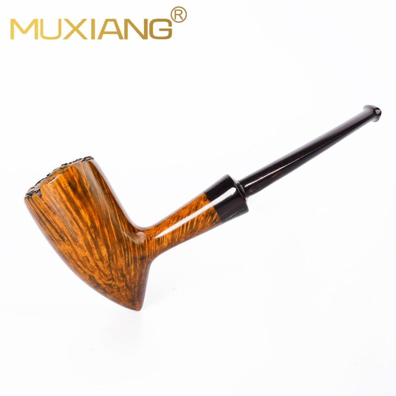 Cachimbo de bolota reto de briar feito à mão