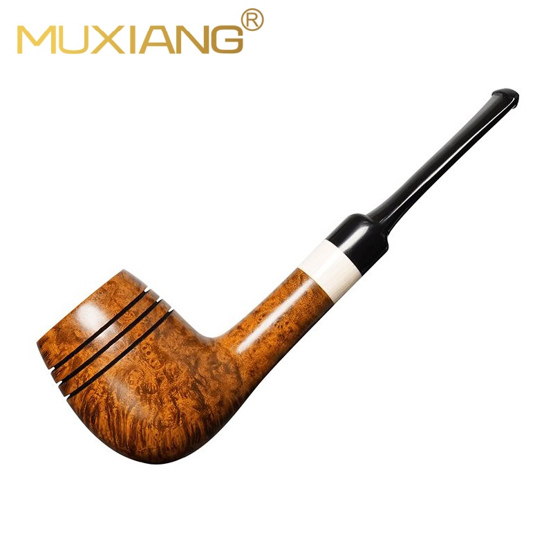 Straight Briar Billiard Pipe