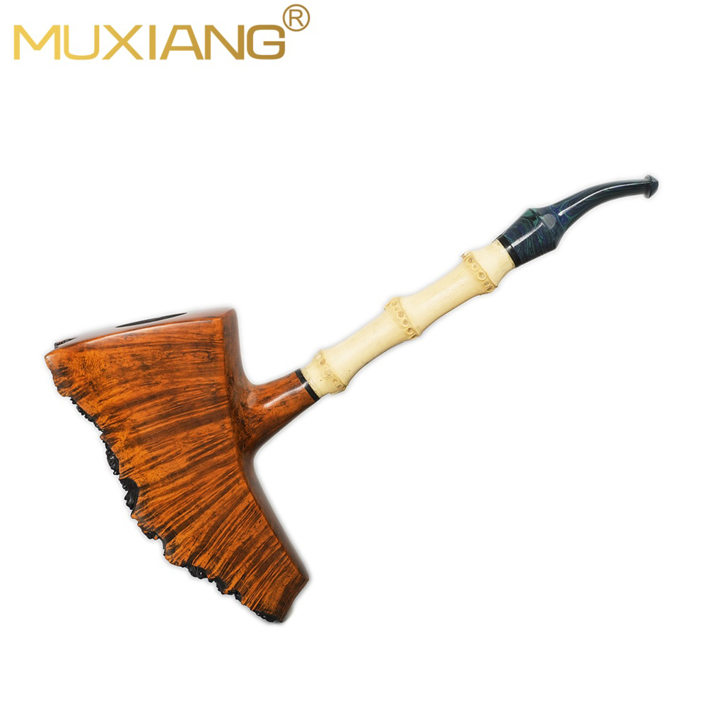 Smooth Briar Tomahawk Pipe
