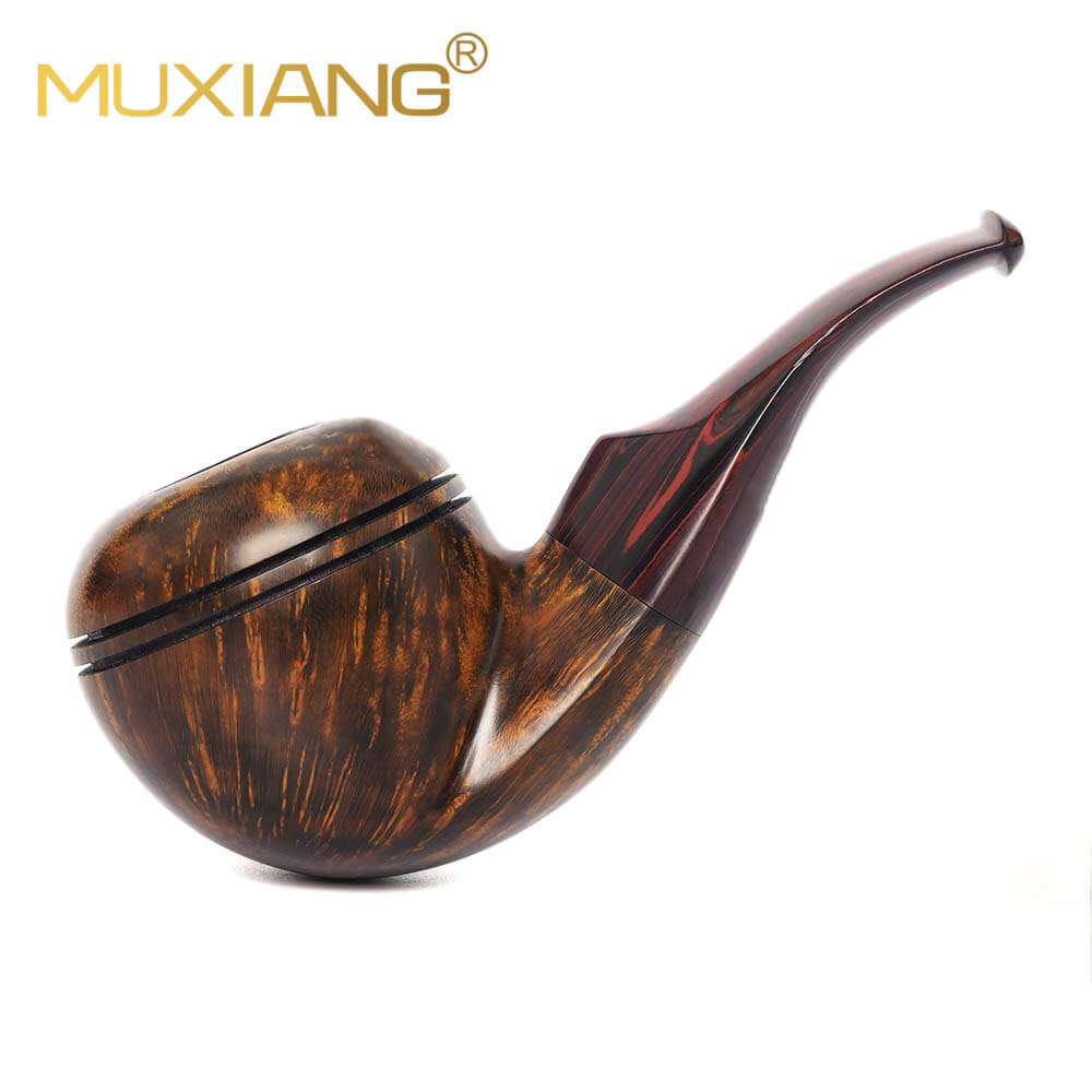 Pipa de Tabaco Tomate Liso Curvo