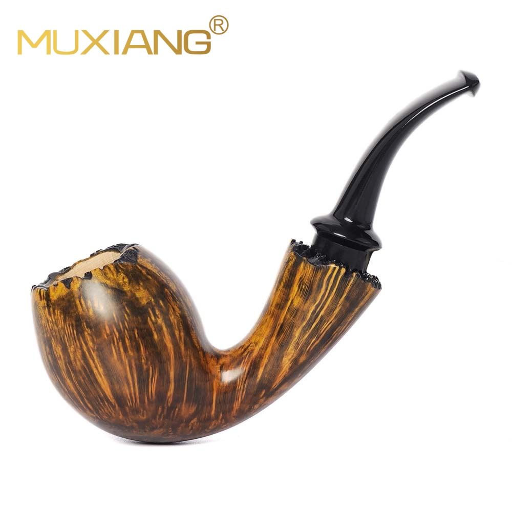 Tubo de brezo liso curvado