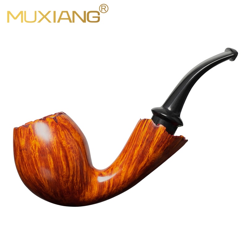 Pipa de tulipán de brezo liso curvado