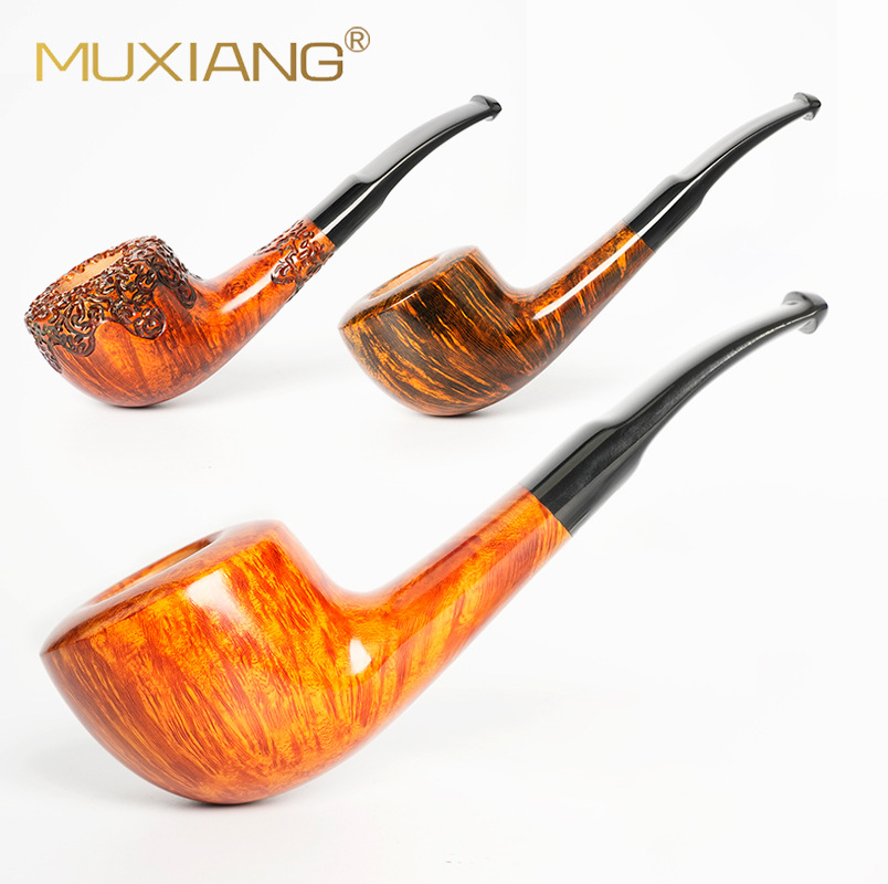 Smooth Bent Brandy Pipe